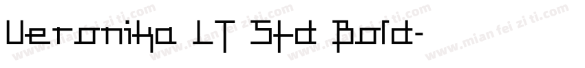 Veronika LT Std Bold字体转换